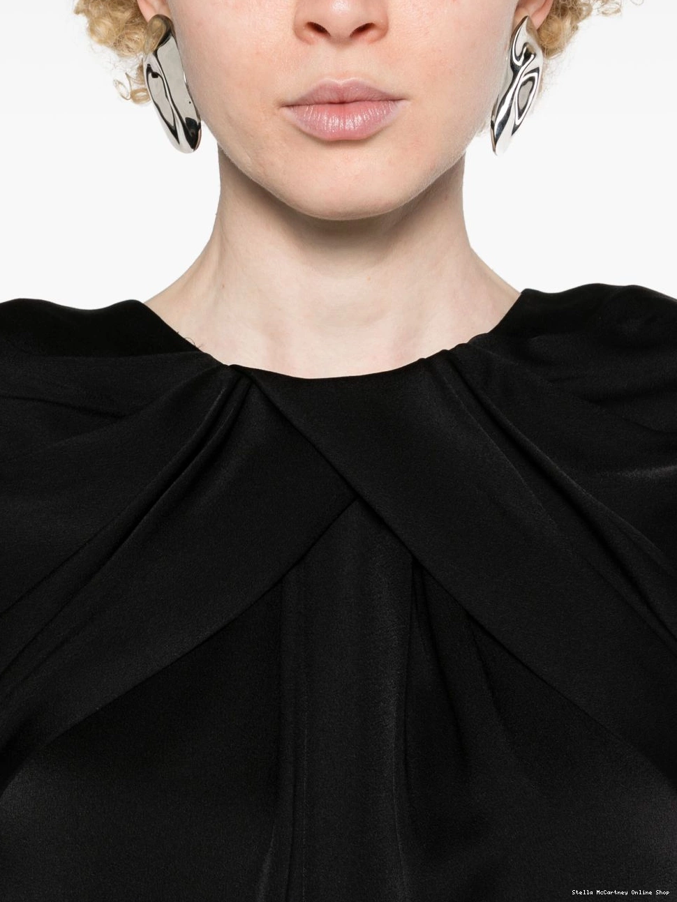 Cheap cape-detail Stella satin McCartney Women blouse 0420